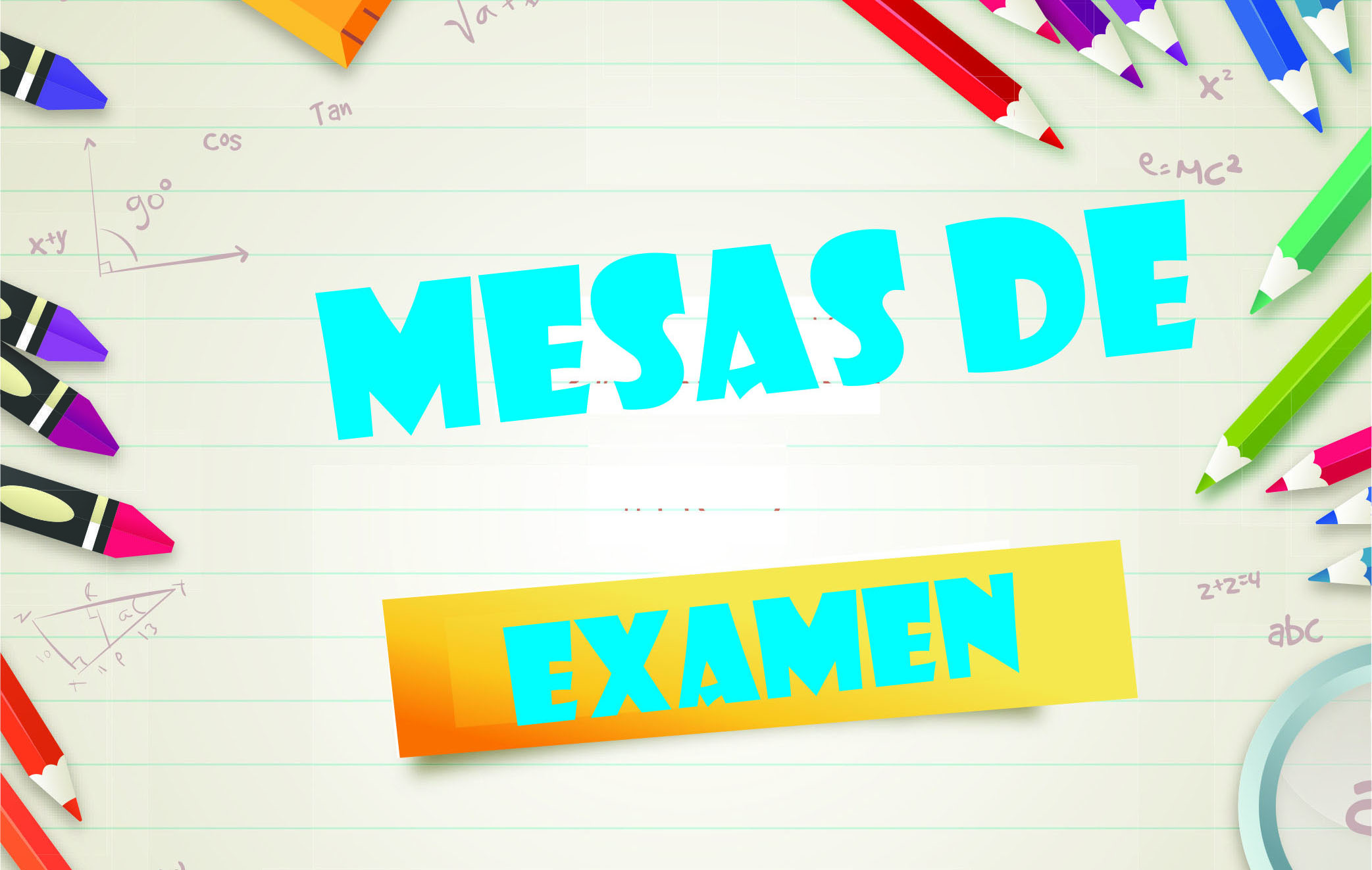 Cronograma Mesas Examen Septiembre 2022
