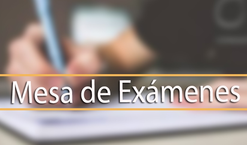 Cronograma Mesas Examen Marzo 2023